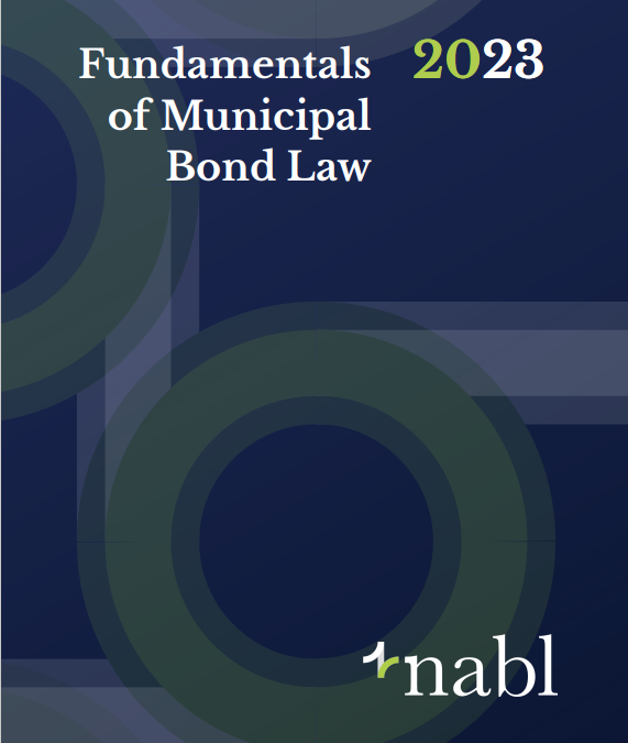 Fundamentals of Municipal Bond Law 2023 (Digital PDF)